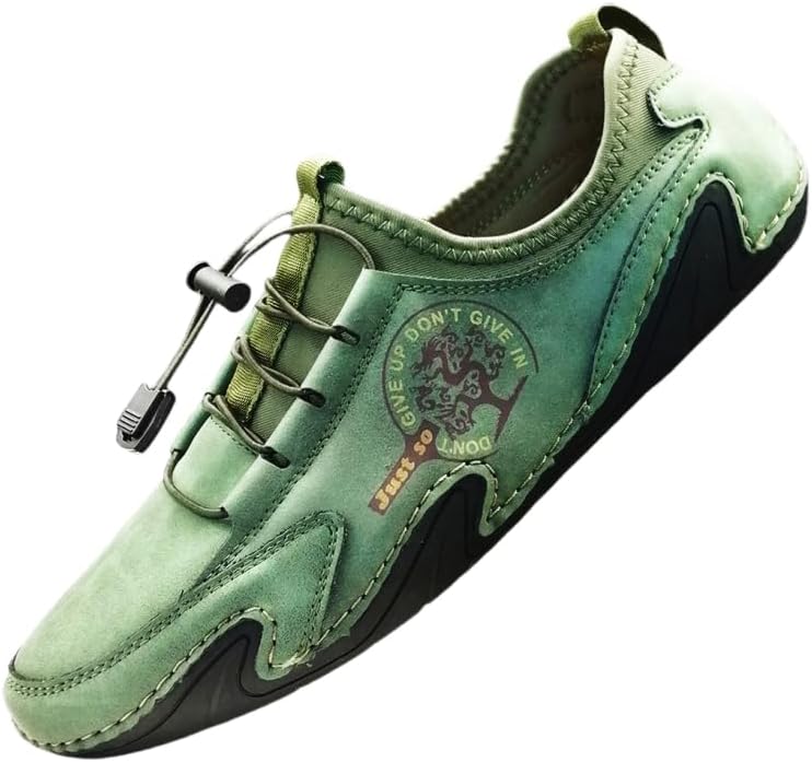 Мужские кроссовки большого размера - спортивный дизайн для повседневной носки, работы и легких походов с прочной резиновой подошвой Hoalox, зеленый
Мужские кроссовки большого размера - спортивный дизайн для повседневной носки, работы и легких походов с прочной резиновой подошвой Hoalox, зеленый