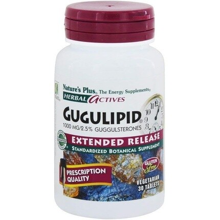 Гугулипид 1000мг 30 таблеток, Nature'S Plus
Гугулипид 1000мг 30 таблеток, Nature'S Plus