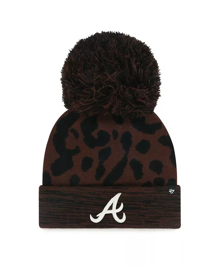 Женская коричневая вязаная шапка Atlanta Braves с розеткой, манжетами и помпоном '47 Brand
Женская коричневая вязаная шапка Atlanta Braves с розеткой, манжетами и помпоном '47 Brand
