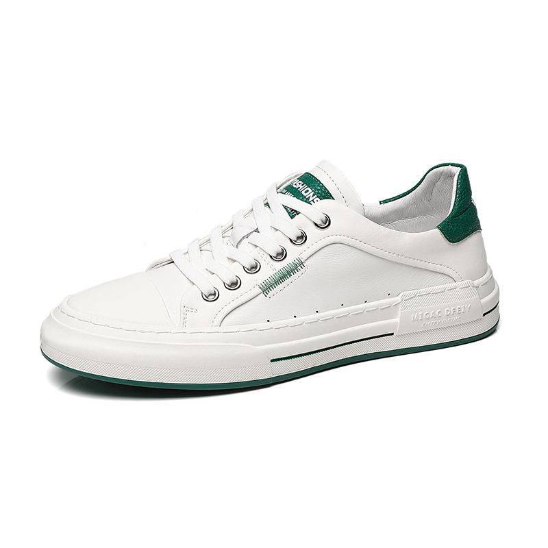 SENJIALUO Влагоотводящие износостойкие легкие дышащие нескользящие низкие скейтбордские кроссовки мужские бело-зеленые, цвет White Green
SENJIALUO Влагоотводящие износостойкие легкие дышащие нескользящие низкие скейтбордские кроссовки мужские бело-зеленые, цвет White Green