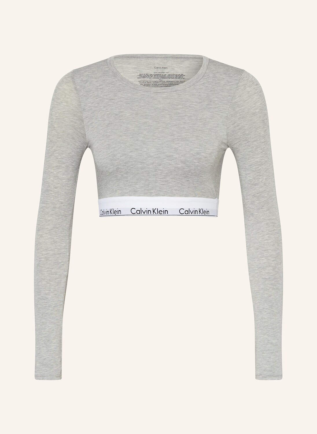 Укороченная рубашка modern cotton Calvin Klein, серый/белый
Укороченная рубашка modern cotton Calvin Klein, серый/белый