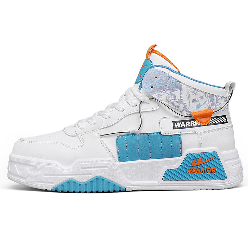 Кроссовки WARRIOR Skateboarding Shoes Men High-top Navy / Orange / Light Purple, белый/синий
Кроссовки WARRIOR Skateboarding Shoes Men High-top Navy / Orange / Light Purple, белый/синий