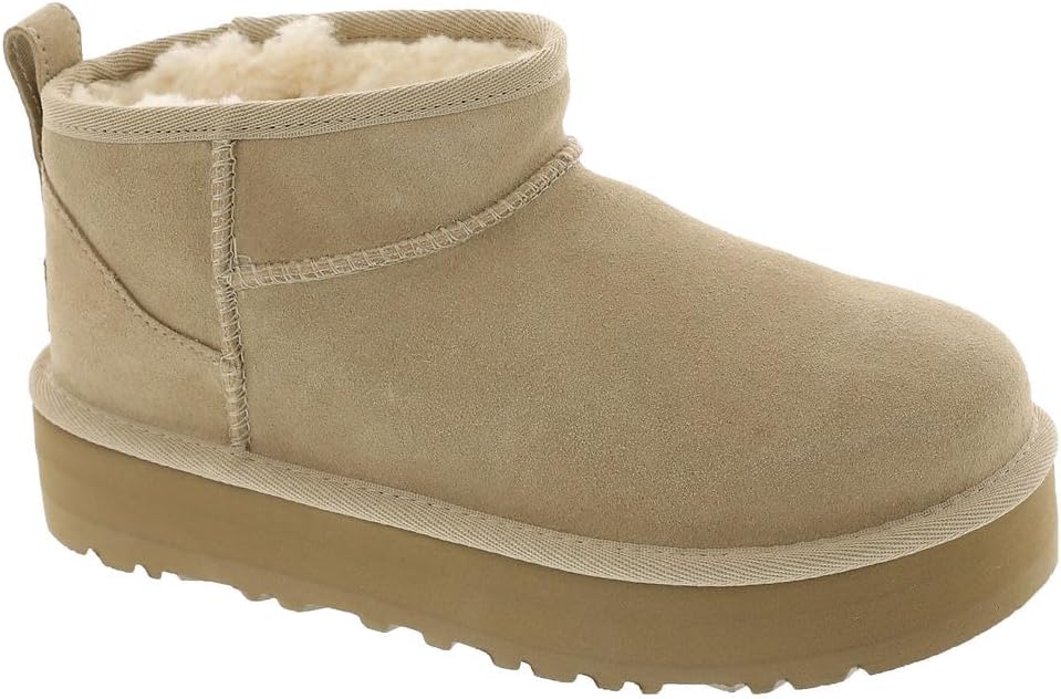 UGG girls K Classic Ultra Mini Platform, Sand
UGG girls K Classic Ultra Mini Platform, Sand
