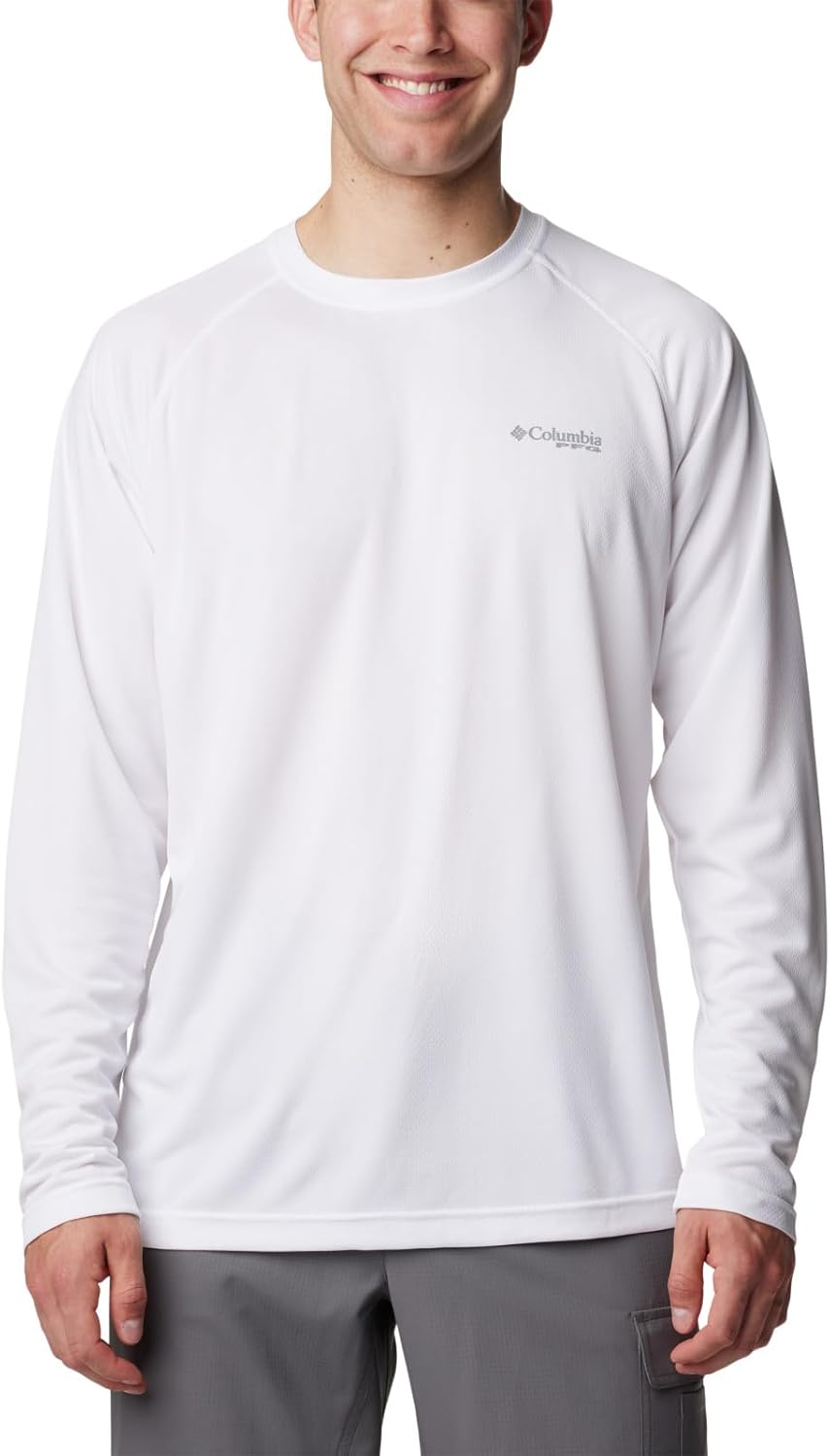 Columbia мужская футболка PFG Solar Stream с длинным рукавом, White
Columbia мужская футболка PFG Solar Stream с длинным рукавом, White