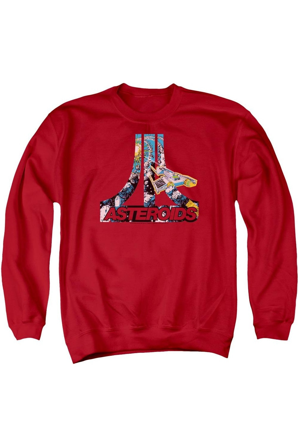 Atari Asteroids Atari Взрослый свитшот с круглым вырезом Gildan, красный
Atari Asteroids Atari Взрослый свитшот с круглым вырезом Gildan, красный