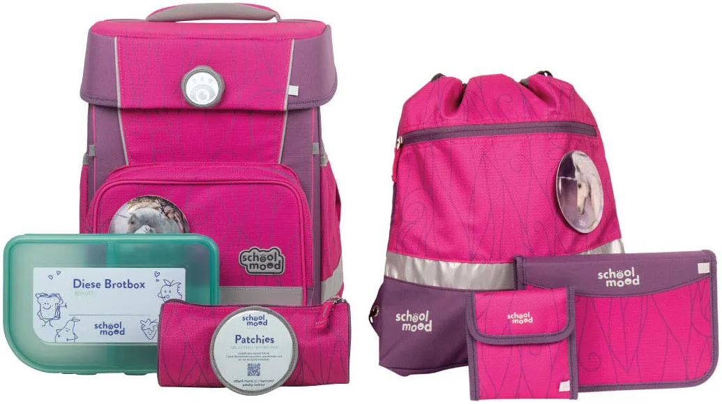 Школьная сумка SCHOOL-MOOD "Чемпион, Луиза (единорог)", световозвращающие поверхности, со светодиодной нашивкой; изготовлен из переработанного материала, цвет Luisa
Школьная сумка SCHOOL-MOOD "Чемпион, Луиза (единорог)", световозвращающие поверхности, со светодиодной нашивкой; изготовлен из переработанного материала, цвет Luisa