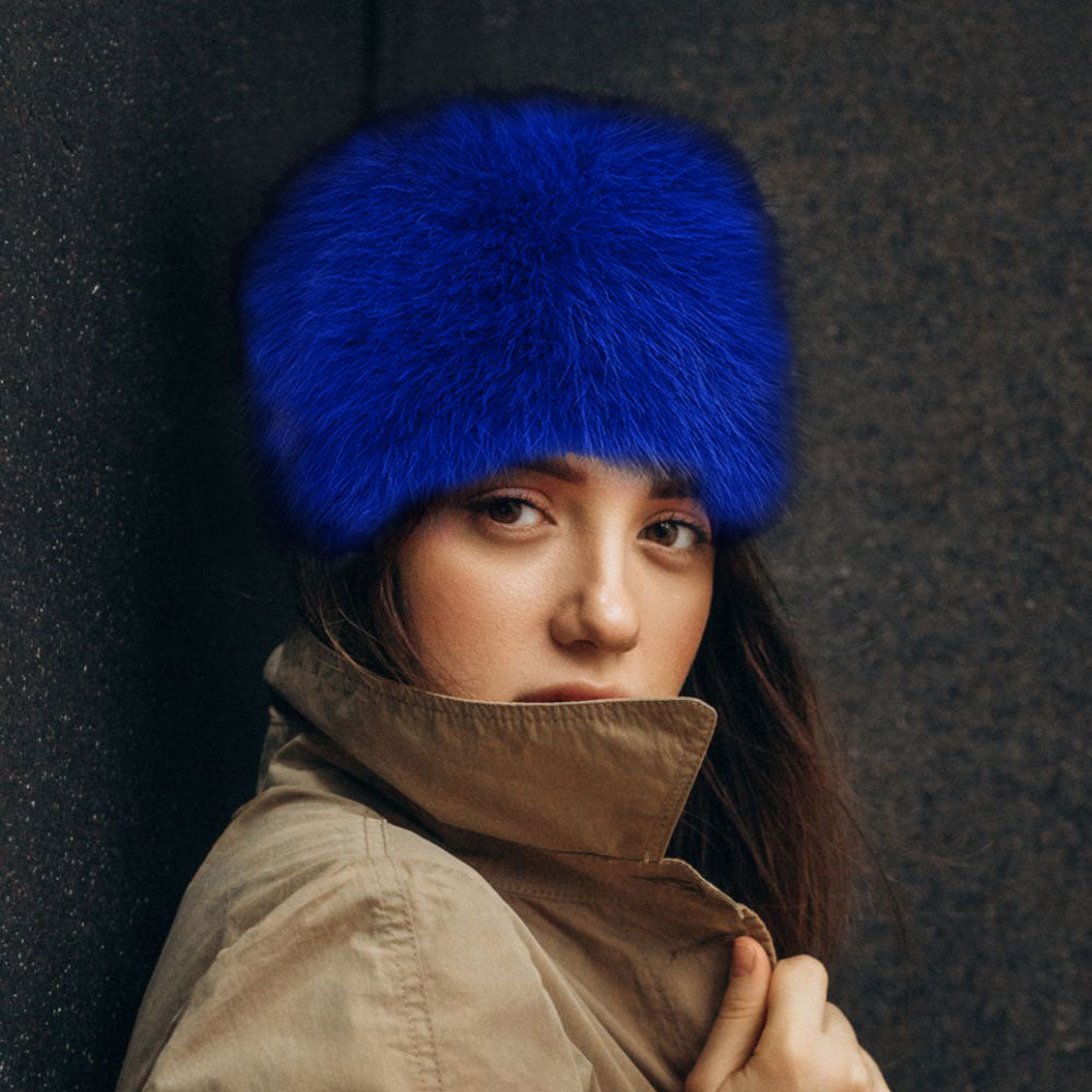 Зимняя шапка в казачьем стиле из искусственного меха FASHNZFAB, синий
Зимняя шапка в казачьем стиле из искусственного меха FASHNZFAB, синий
