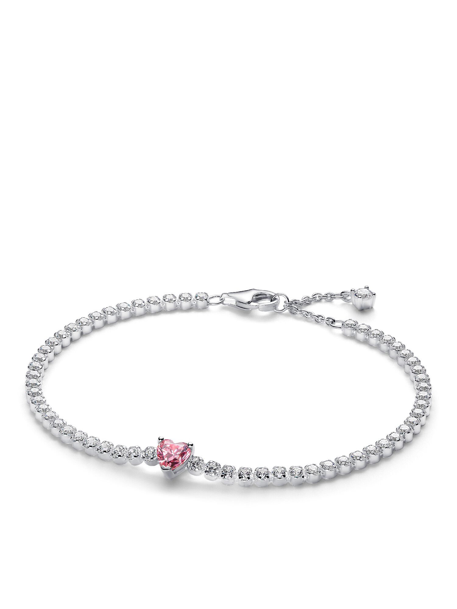 Комплект из браслета и сережек Розовое сверкающее сердце Pandora
Комплект из браслета и сережек Розовое сверкающее сердце Pandora