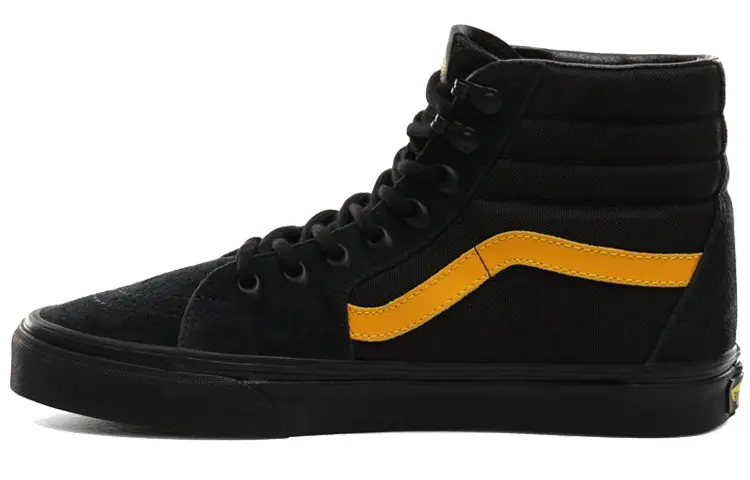 Кроссовки Vans Sk8-Hi Cordura, черный/желтый
Кроссовки Vans Sk8-Hi Cordura, черный/желтый