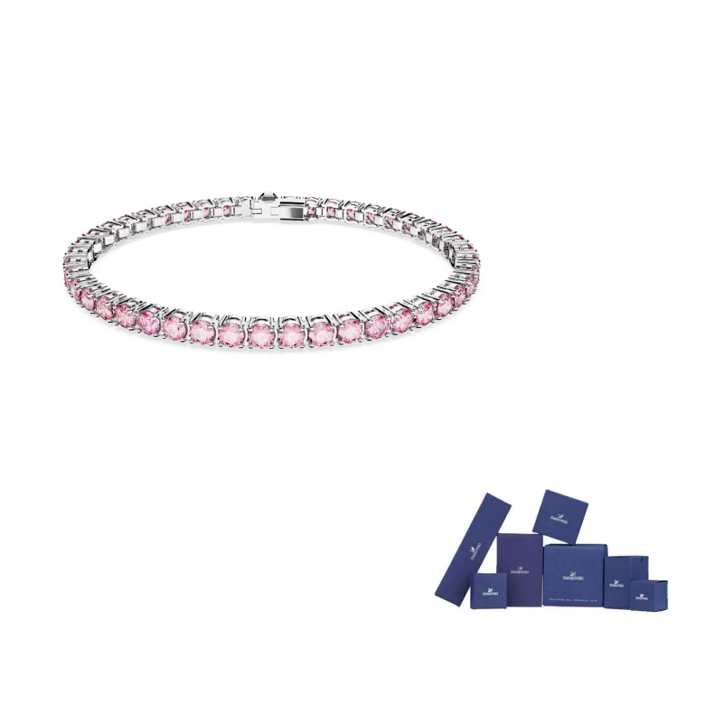 Матрица Теннисный браслет Swarovski, розовый
Матрица Теннисный браслет Swarovski, розовый