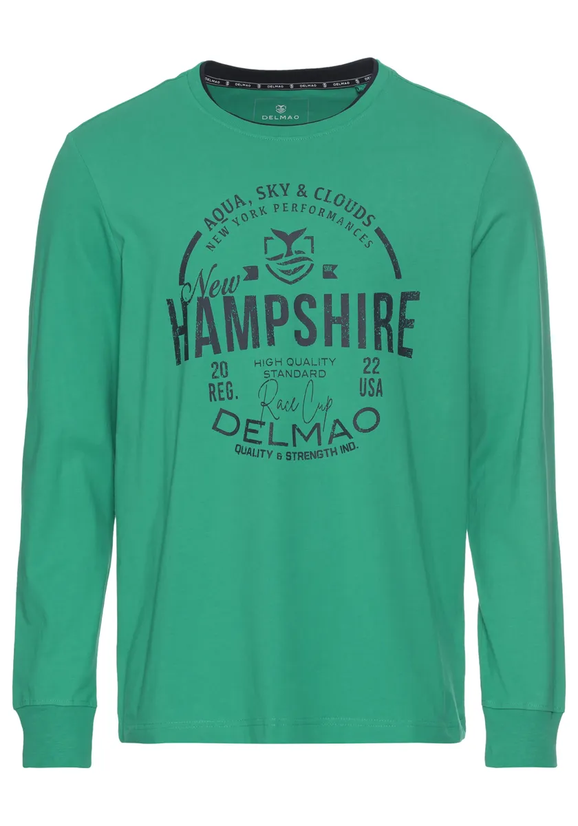 Рубашка DELMAO с длинными рукавами и современным принтом - НОВАЯ КОЛЛЕКЦИЯ, зеленый
Рубашка DELMAO с длинными рукавами и современным принтом - НОВАЯ КОЛЛЕКЦИЯ, зеленый