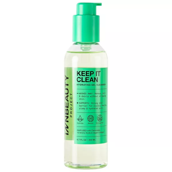 Увлажняющий гель для умывания Keep it clean с керамидами и 10 аминокислотами Innbeauty Project
Увлажняющий гель для умывания Keep it clean с керамидами и 10 аминокислотами Innbeauty Project