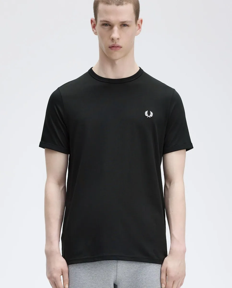Мужская футболка с коротким рукавом и круглым вырезом Fred Perry, черный
Мужская футболка с коротким рукавом и круглым вырезом Fred Perry, черный