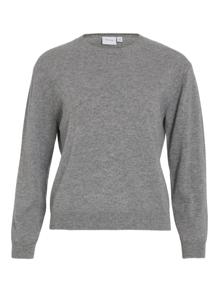 Вязаный свитер в цвете средне-серый меланж Vila
Вязаный свитер в цвете средне-серый меланж Vila