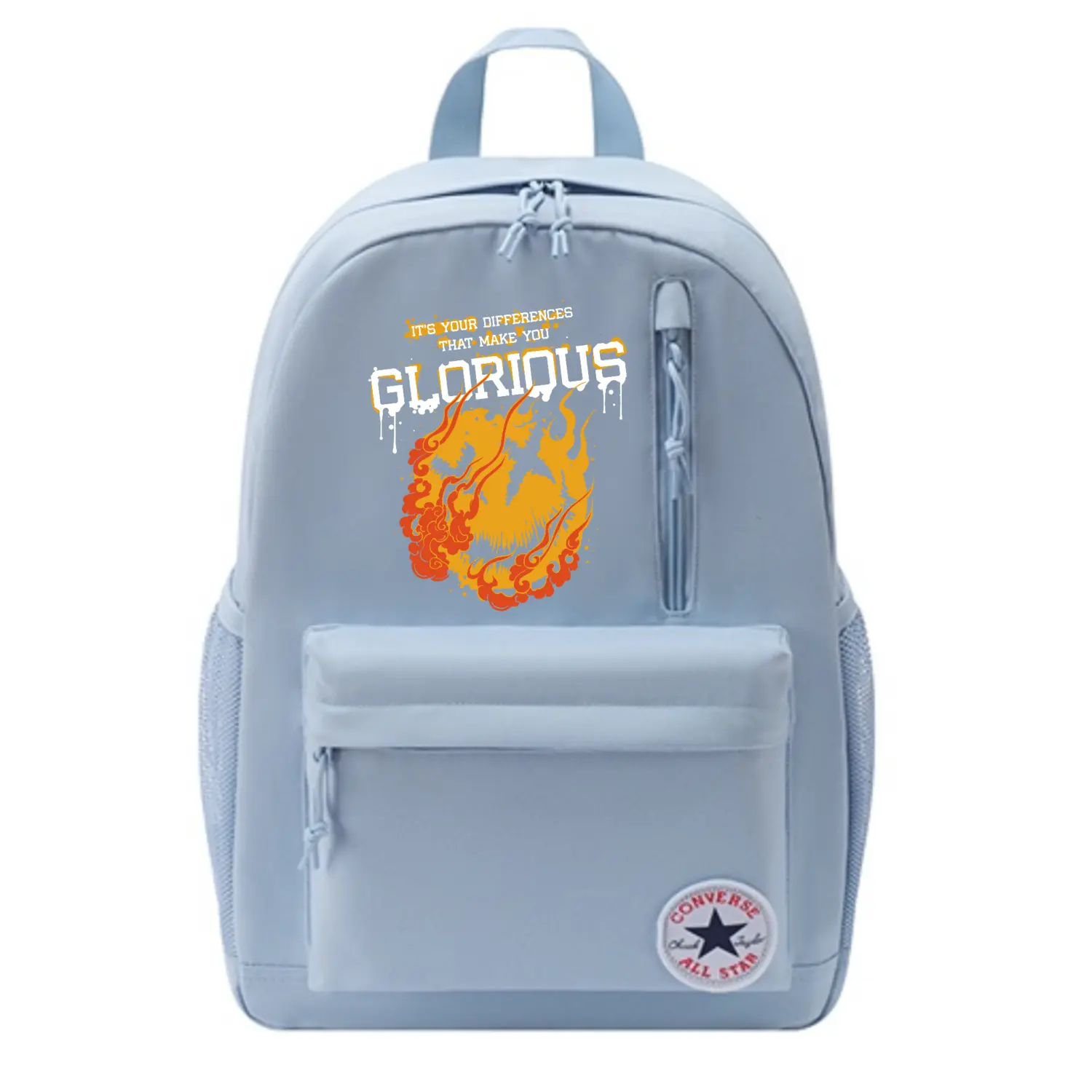 Converse Полиэстеровый рюкзак унисекс светло-дымчато-голубой, Flame
Converse Полиэстеровый рюкзак унисекс светло-дымчато-голубой, Flame