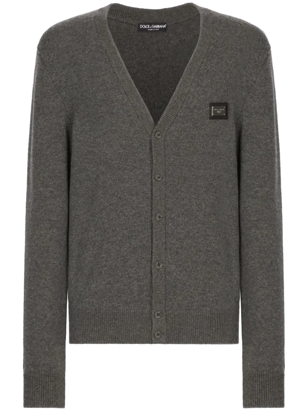 Кардиган из смесовой шерсти с логотипом DOLCE & GABBANA, серый
Кардиган из смесовой шерсти с логотипом DOLCE & GABBANA, серый