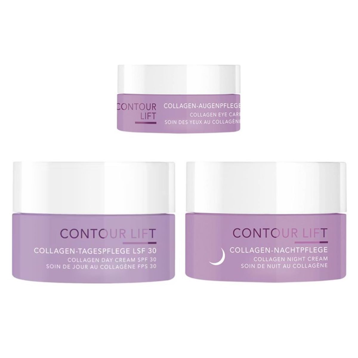 Крем для лица contour lift collagen tag-und nacht + augenpflege 3er set Charlotte Meentzen, количество 1 шт.
Крем для лица contour lift collagen tag-und nacht + augenpflege 3er set Charlotte Meentzen, количество 1 шт.