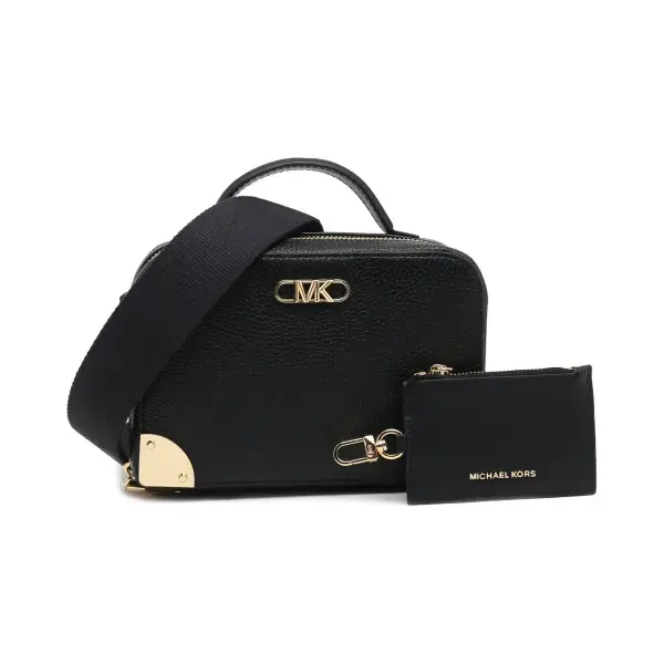 Кожаная большая сумка + клатч Michael Kors, черный
Кожаная большая сумка + клатч Michael Kors, черный