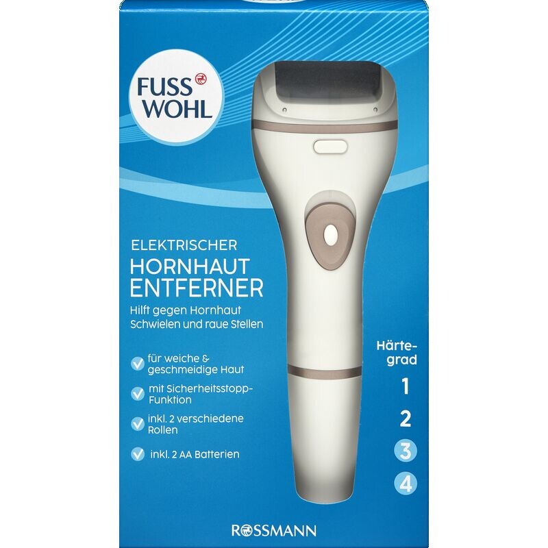 Электрический аппарат для удаления мозолей FUSSWOHL, 1 шт.
Электрический аппарат для удаления мозолей FUSSWOHL, 1 шт.