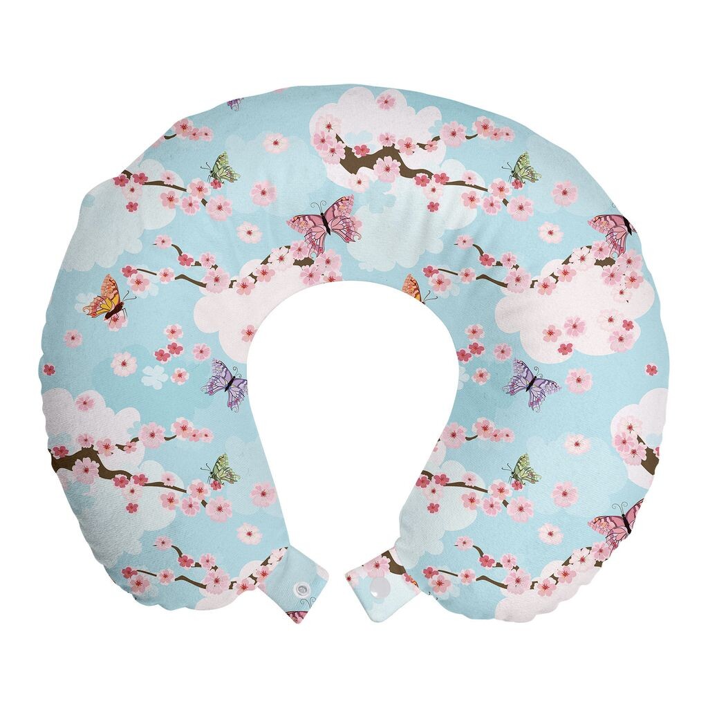 ABAKUHAUS Cherry Blossom Travel Pillow Поддержка шеи, Бабочки Сакура, Пенопластовые дорожные принадлежности для самолета и автомобиля, 30x30 см, Разноцветные
ABAKUHAUS Cherry Blossom Travel Pillow Поддержка шеи, Бабочки Сакура, Пенопластовые дорожные принадлежности для самолета и автомобиля, 30x30 см, Разноцветные