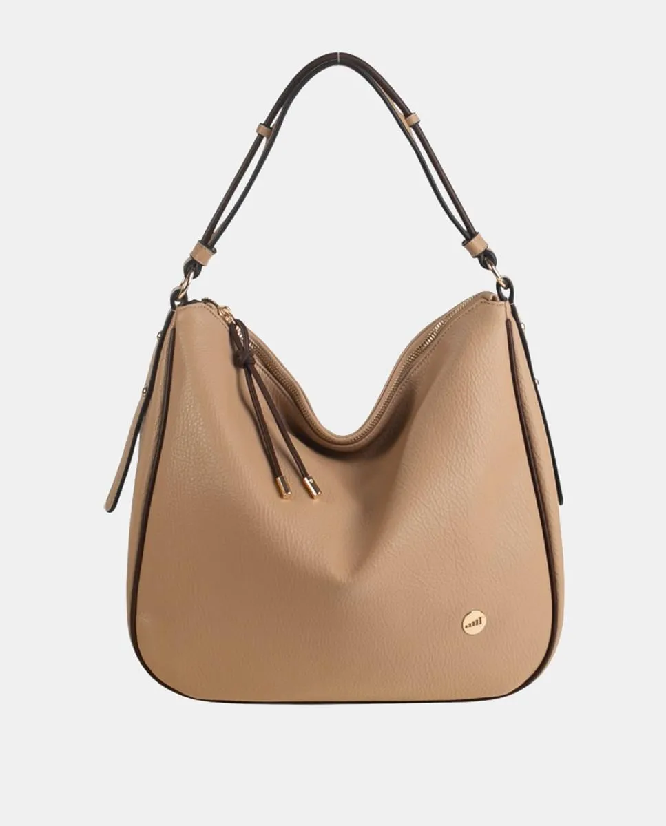 Плечевая сумка из искусственной кожи с металлической молнией Volum, светло-коричневый
Плечевая сумка из искусственной кожи с металлической молнией Volum, светло-коричневый