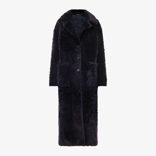 Пальто Camille из овчины классического кроя с застежкой на пуговицы Whistles, синий
Пальто Camille из овчины классического кроя с застежкой на пуговицы Whistles, синий