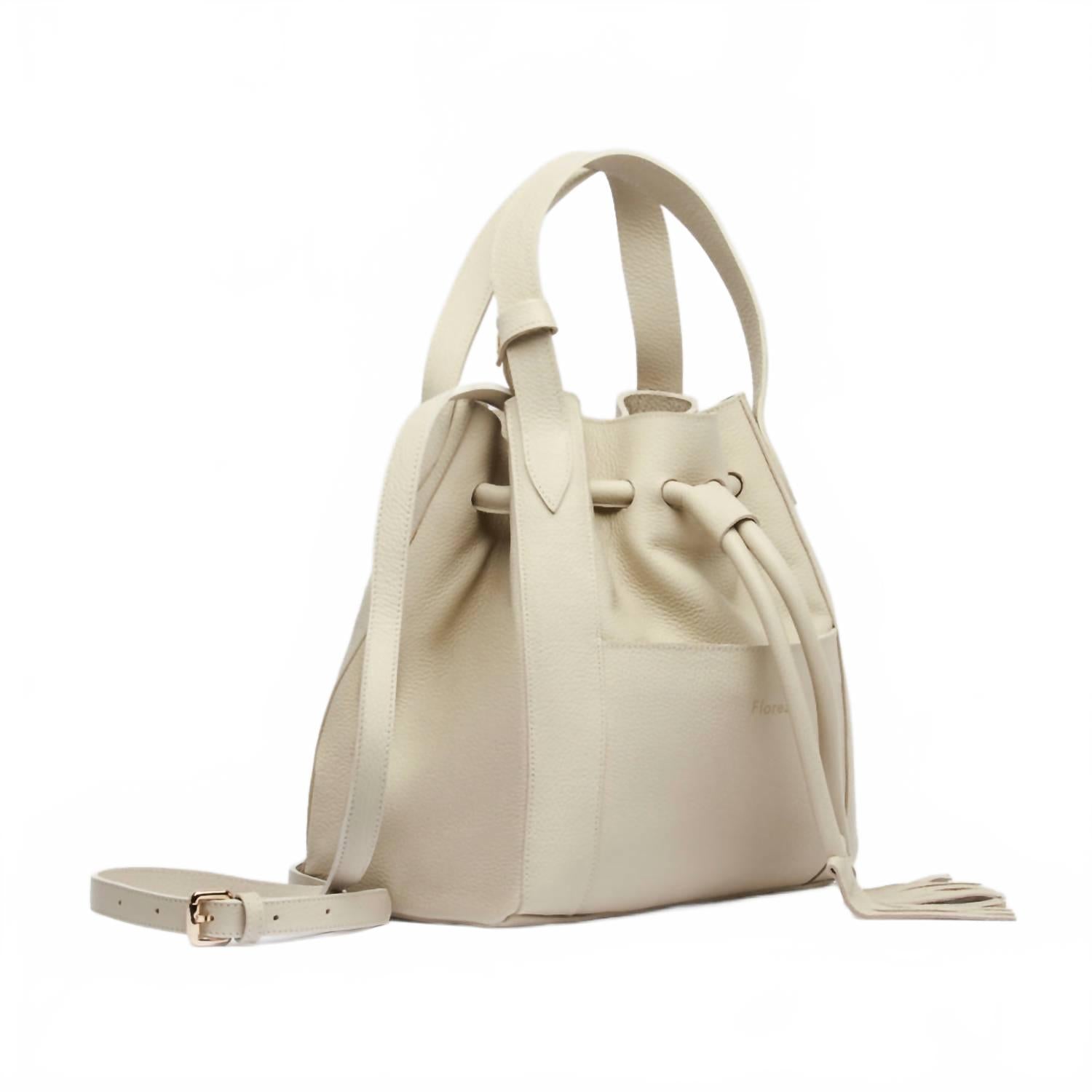 Сумка-ведро Harper цвета слоновой кости Florez
Сумка-ведро Harper цвета слоновой кости Florez