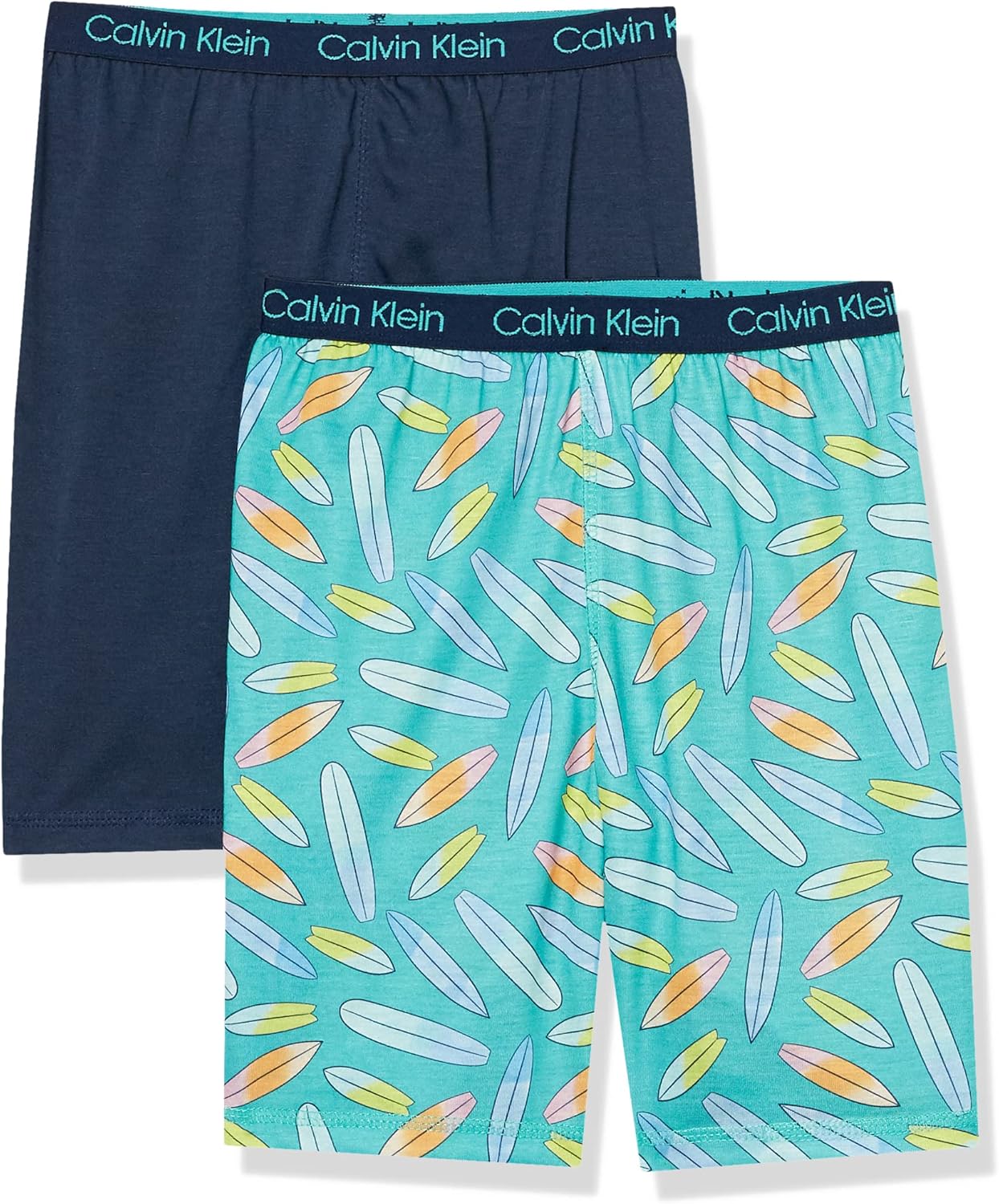 Пижамные шорты Calvin Klein для мальчиков, 2 шт., Surf Board/Black Iris Blue
Пижамные шорты Calvin Klein для мальчиков, 2 шт., Surf Board/Black Iris Blue