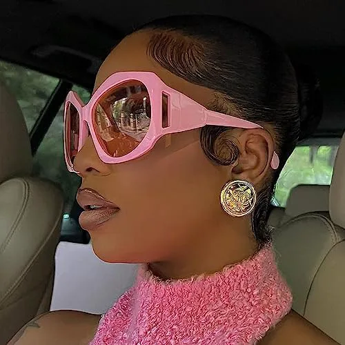 Большие солнцезащитные очки-маски для женщин в стиле ретро, черные градиентные солнцезащитные очки в крупной оправе, очки с защитой от УФ-излучения UV400 MTZJH, 4
Большие солнцезащитные очки-маски для женщин в стиле ретро, черные градиентные солнцезащитные очки в крупной оправе, очки с защитой от УФ-излучения UV400 MTZJH, 4