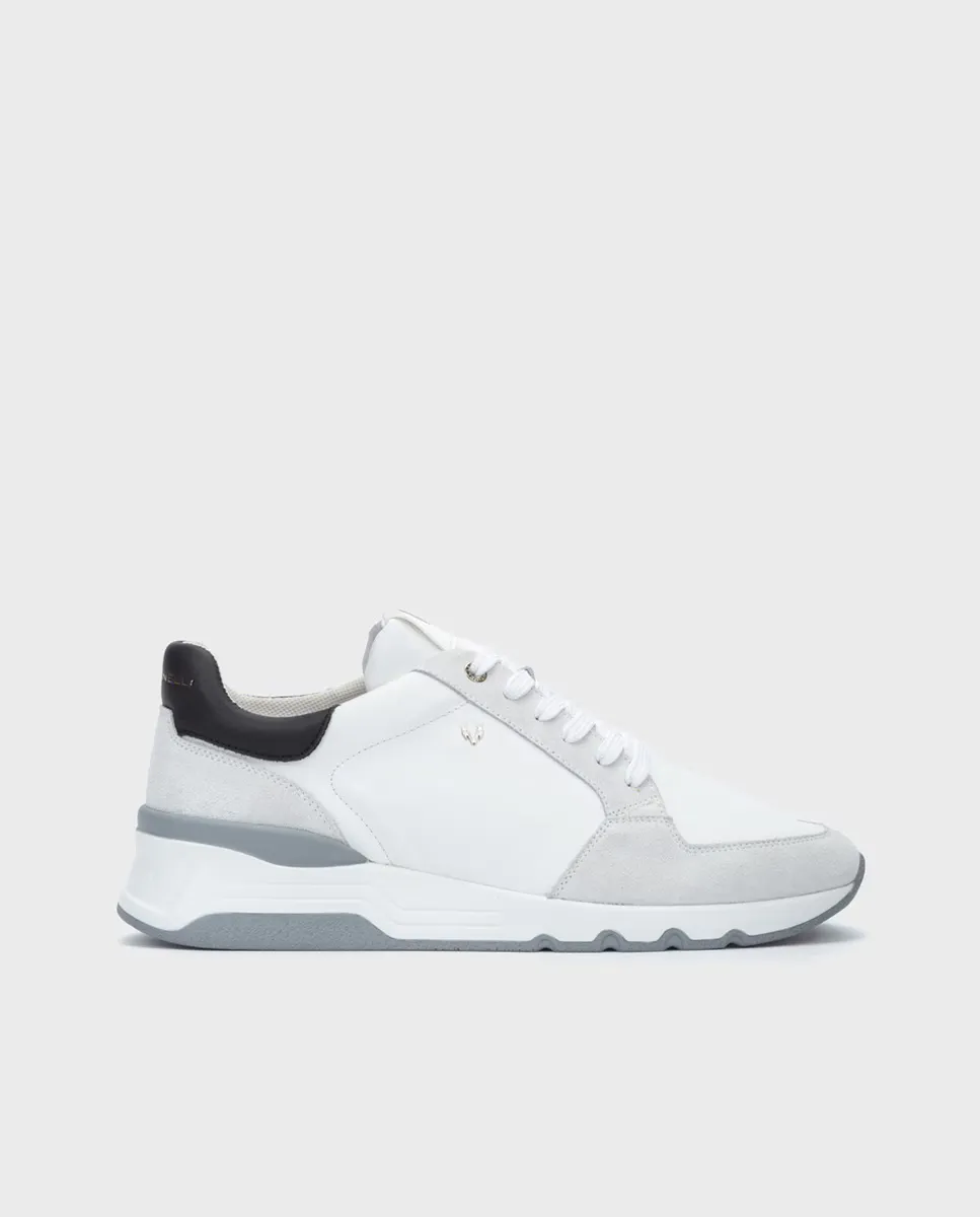 Мужские кожаные кроссовки со шнурками и съемной стелькой Martinelli, белый
Мужские кожаные кроссовки со шнурками и съемной стелькой Martinelli, белый