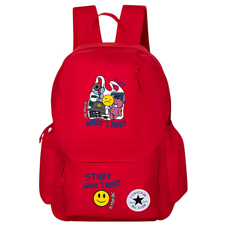 Converse Полиэстеровый баскетбольный рюкзак среднего размера унисекс красный, Smiley Face Shopping Bag Bear
Converse Полиэстеровый баскетбольный рюкзак среднего размера унисекс красный, Smiley Face Shopping Bag Bear