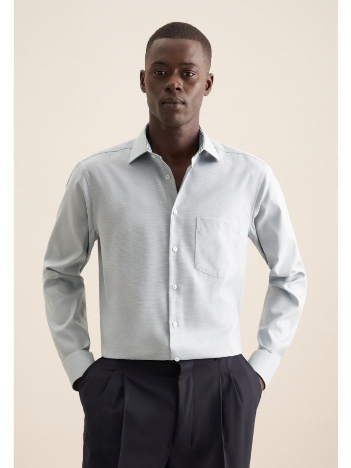 Рубашка Seidensticker, зеленый
Рубашка Seidensticker, зеленый