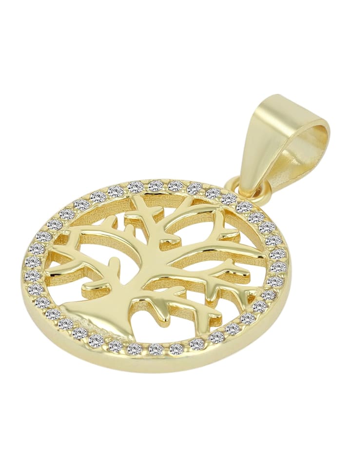 Adeliás Женский кулон - кулон «Древо жизни», изготовленный из серебра 925 пробы с кубическим цирконием в золотой оправе
Adeliás Женский кулон - кулон «Древо жизни», изготовленный из серебра 925 пробы с кубическим цирконием в золотой оправе