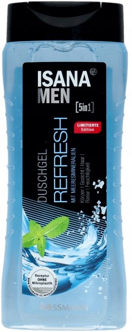 Гель для душа ISANA MEN REFRESH 300 мл
Гель для душа ISANA MEN REFRESH 300 мл