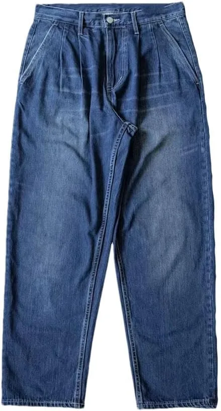 Мужские винтажные джинсы свободного кроя с высокой посадкой
Мужские винтажные джинсы свободного кроя с высокой посадкой