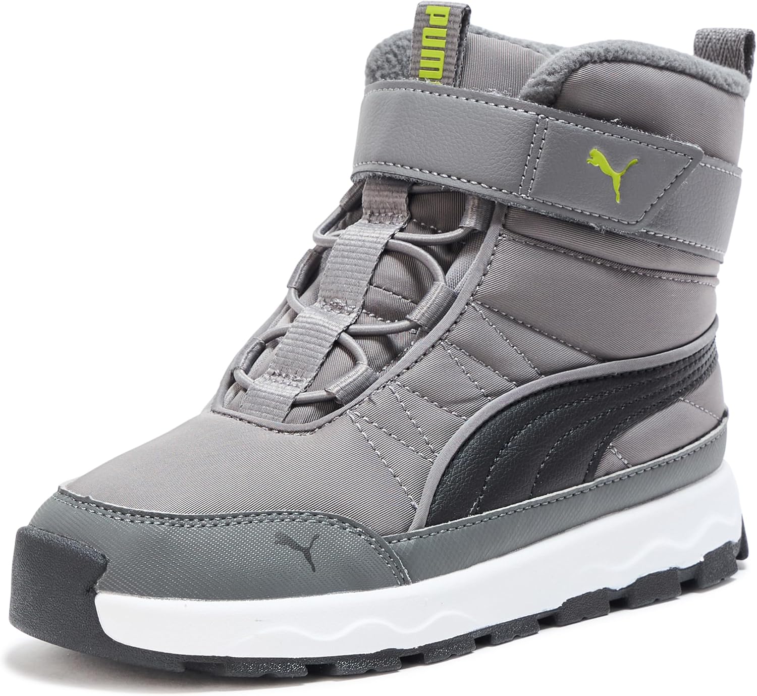 Ботинки PUMA Kids Evolve с альтернативной застежкой, Cast Iron-black-lime Smash Ah25
Ботинки PUMA Kids Evolve с альтернативной застежкой, Cast Iron-black-lime Smash Ah25