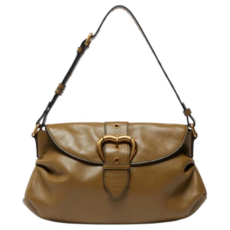 PINKO Сумка через плечо Jolene Cow Leather, большая женская сумка olive green
PINKO Сумка через плечо Jolene Cow Leather, большая женская сумка olive green