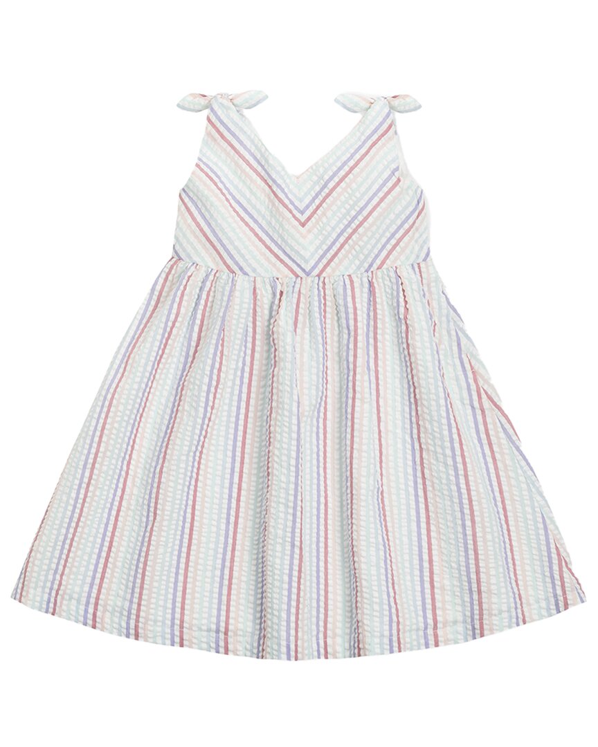 Платье Hope & Henry из сирсакера с бантом на плечах Hope & Henry, Multi
Платье Hope & Henry из сирсакера с бантом на плечах Hope & Henry, Multi