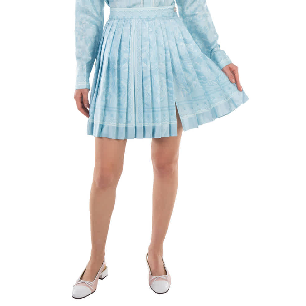 Мини-юбка Versace Barocco Print из шелка, синий
Мини-юбка Versace Barocco Print из шелка, синий