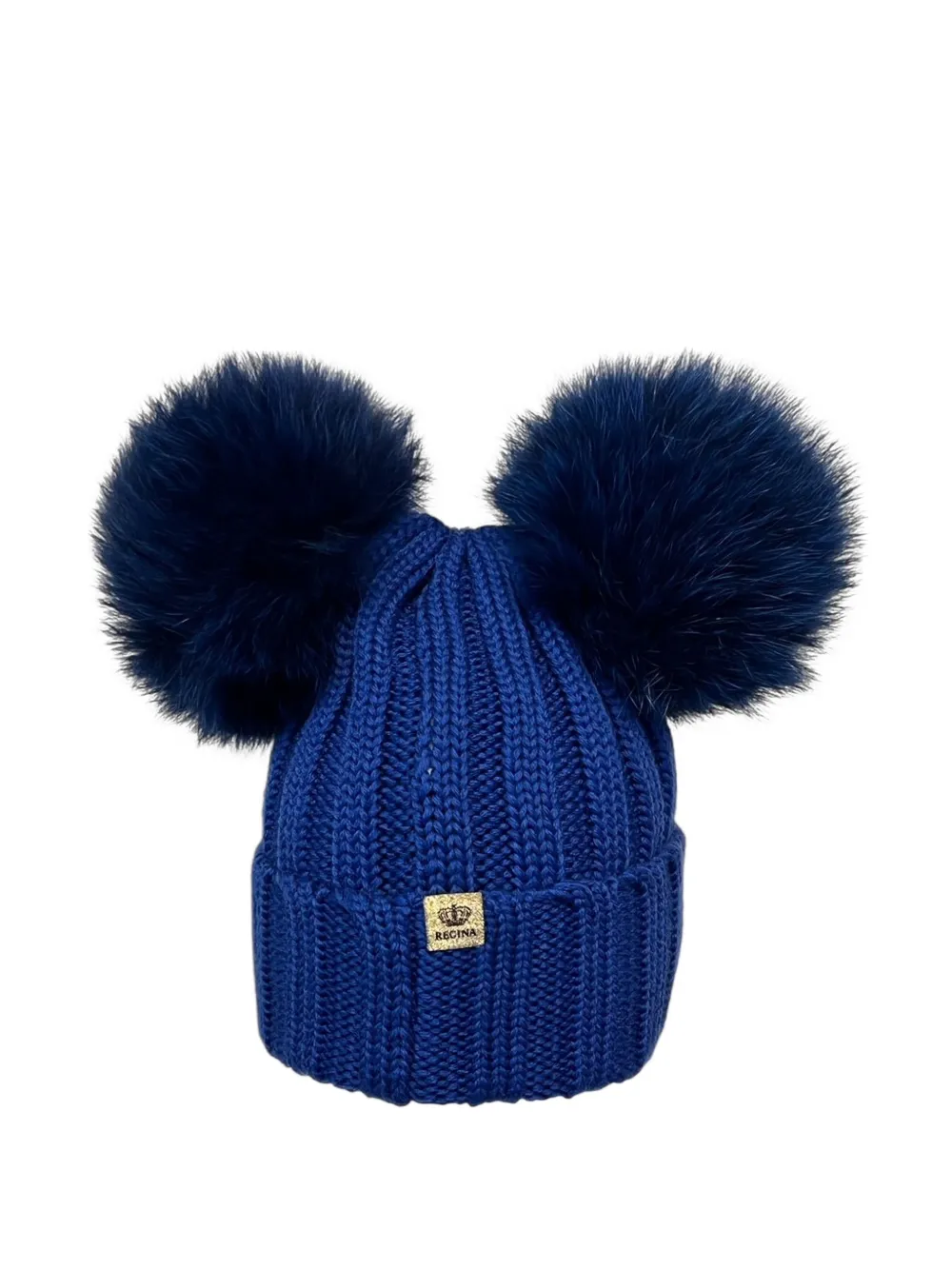 Шерстяная шапка с помпоном cuffie regina, синий
Шерстяная шапка с помпоном cuffie regina, синий