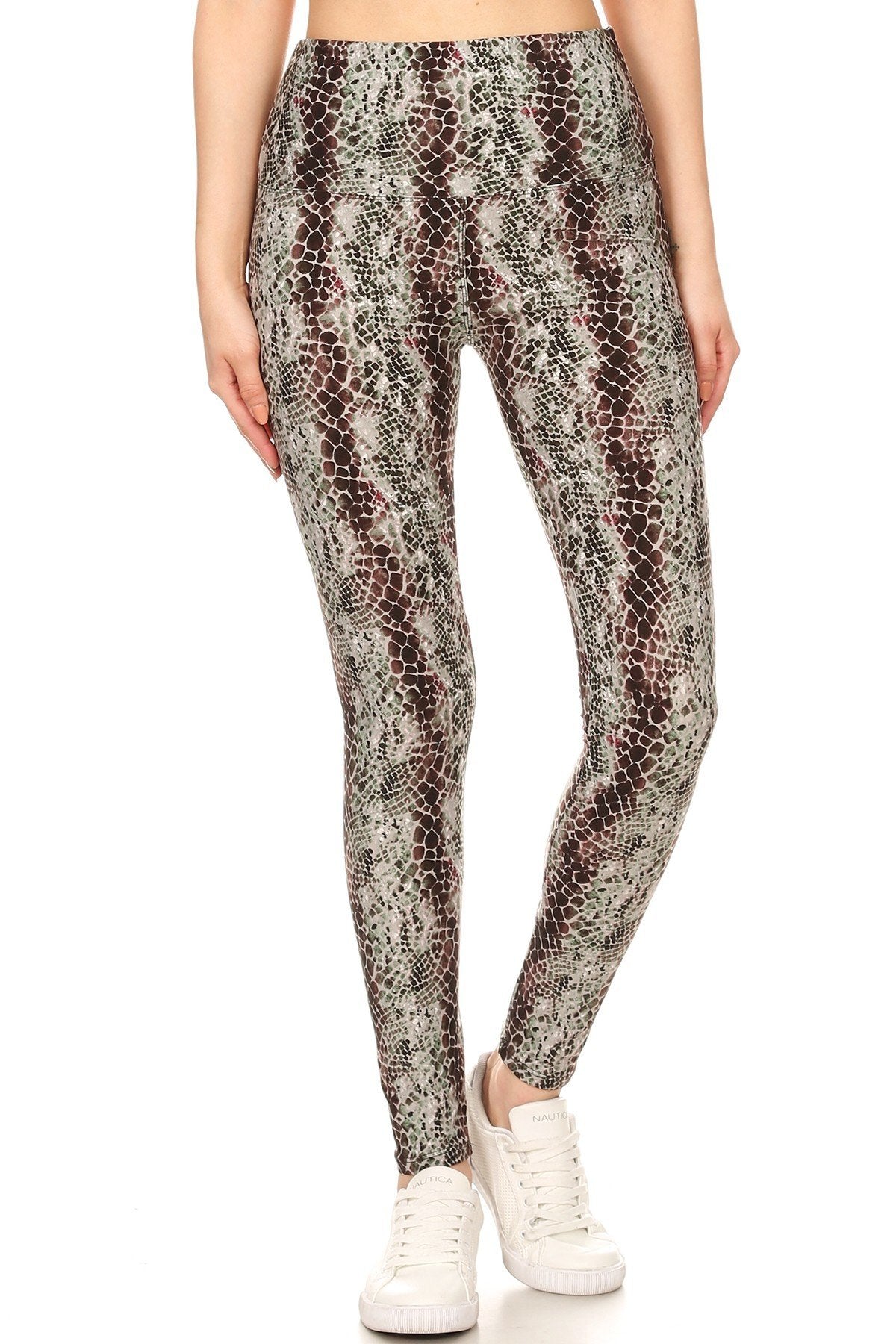 Леггинсы FASHNZFAB Yoga Style с подкладкой из змеиной кожи, трикотажем и высокой талией, цвет multi
Леггинсы FASHNZFAB Yoga Style с подкладкой из змеиной кожи, трикотажем и высокой талией, цвет multi