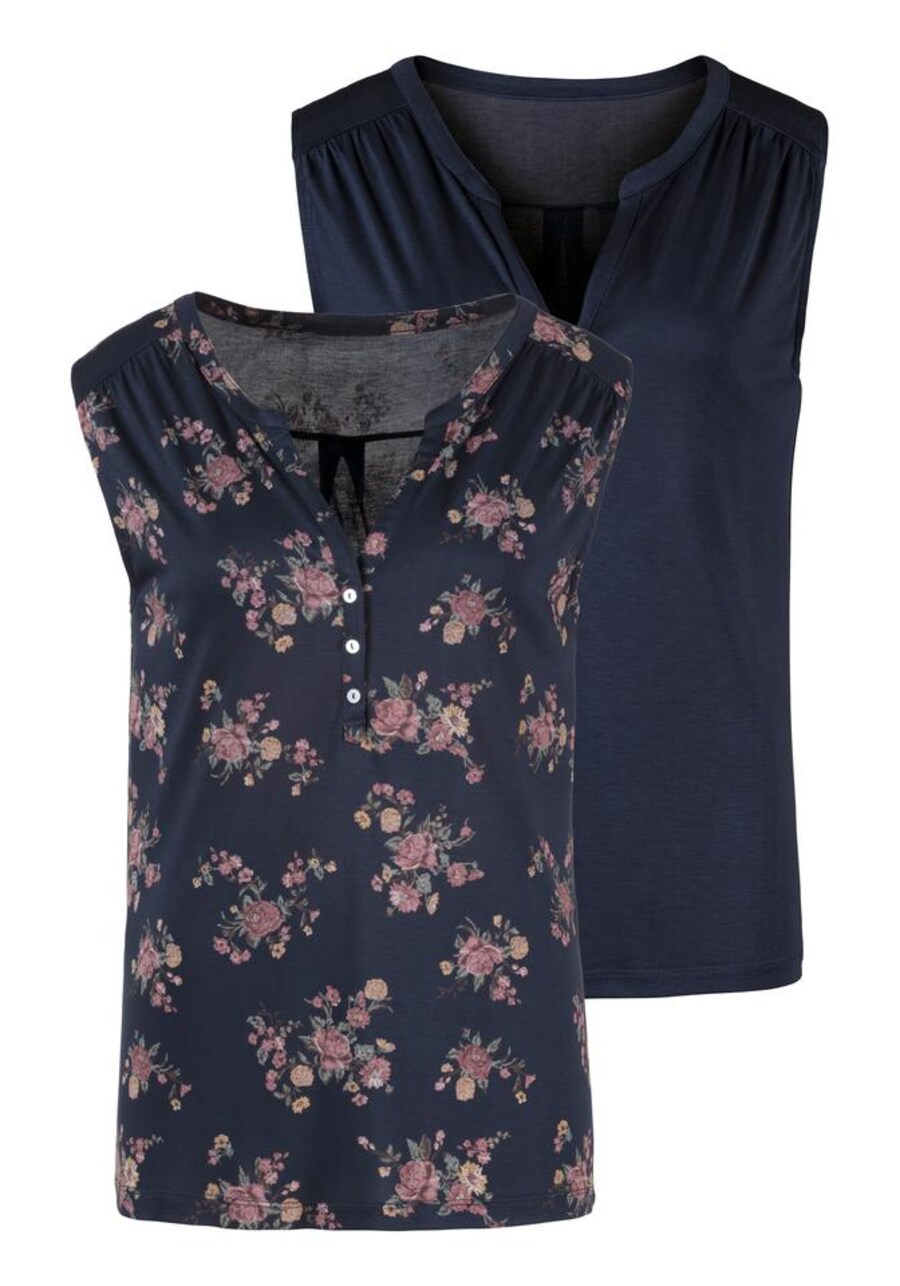 Топ LASCANA, темно-синий
Топ LASCANA, темно-синий