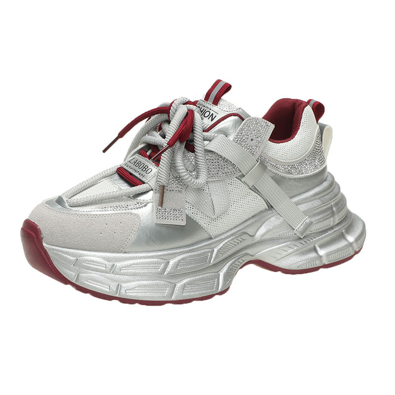 PLAY COBBLER Антискользящие износостойкие дышащие утолщенные кроссовки на платформе унисекс серебристые, цвет Silver
PLAY COBBLER Антискользящие износостойкие дышащие утолщенные кроссовки на платформе унисекс серебристые, цвет Silver