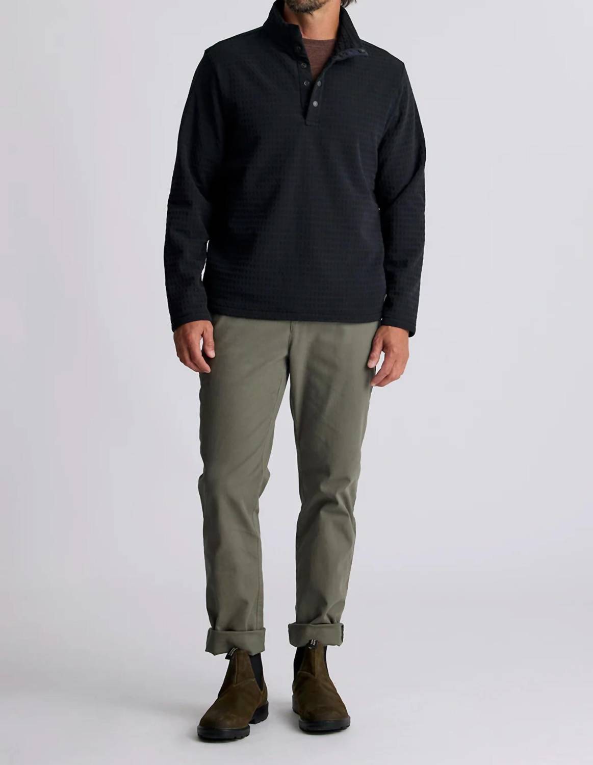 Флисовый пуловер Gridback на кнопках черного цвета FREE FLY
Флисовый пуловер Gridback на кнопках черного цвета FREE FLY