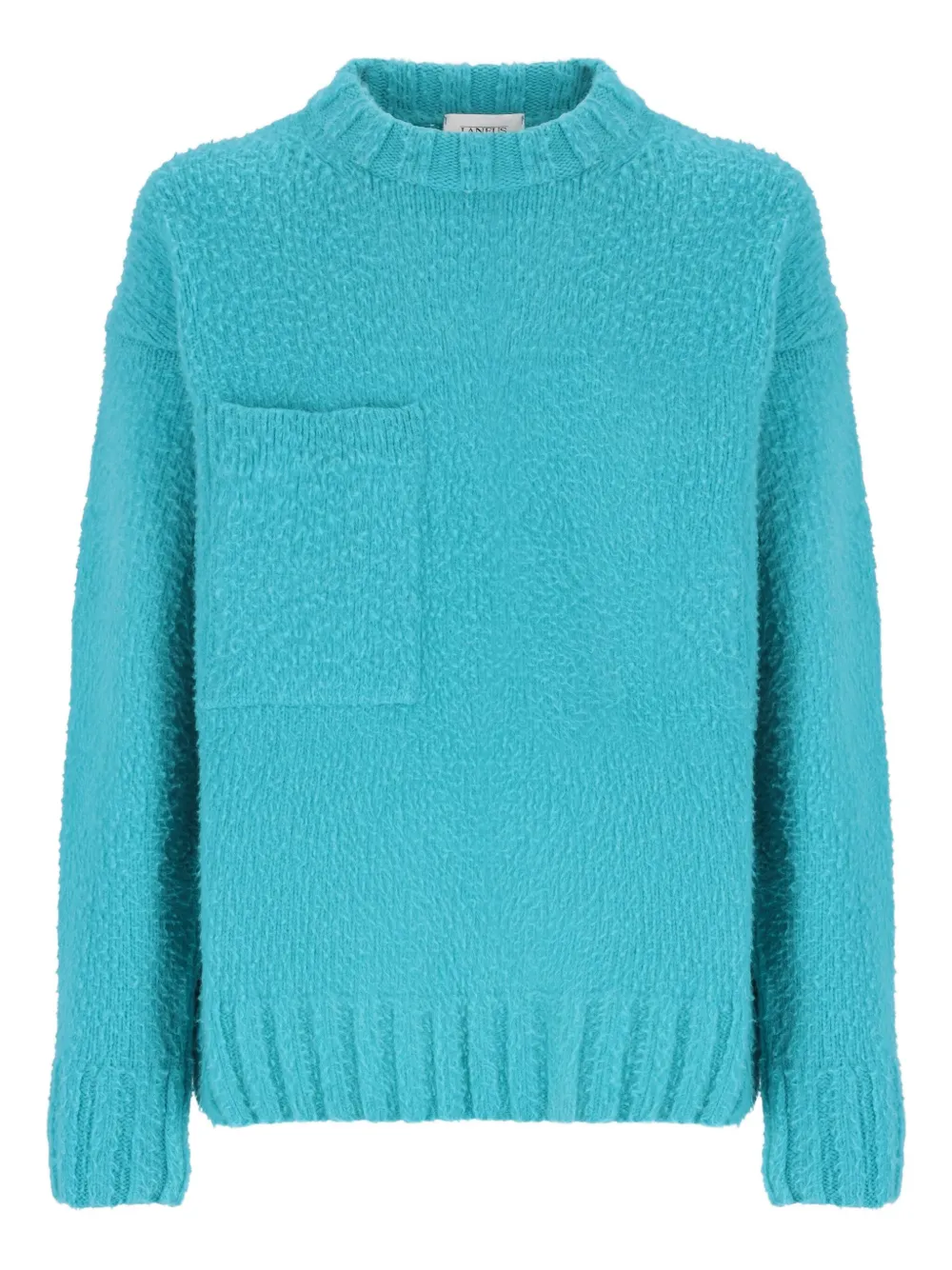 Фактурный свитер с карманом Laneus, синий
Фактурный свитер с карманом Laneus, синий