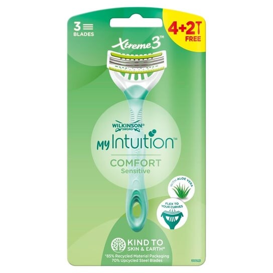 Одноразовые бритвы для женщин 6шт Wilkinson,My Intuition Xtreme3 Comfort Sensitive
Одноразовые бритвы для женщин 6шт Wilkinson,My Intuition Xtreme3 Comfort Sensitive