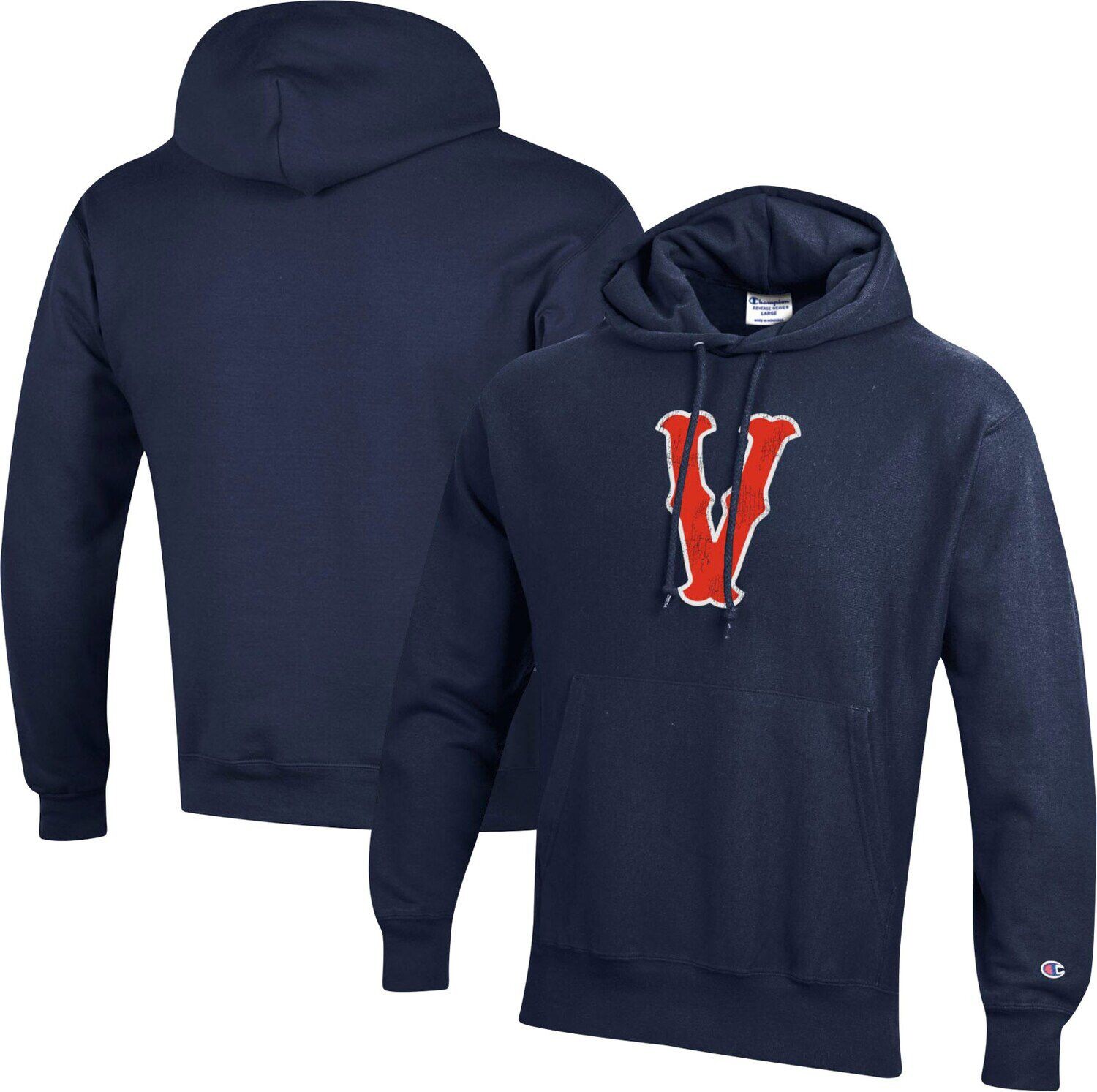Мужской темно-синий пуловер с капюшоном и логотипом Virginia Cavaliers Vault обратного переплетения Champion
Мужской темно-синий пуловер с капюшоном и логотипом Virginia Cavaliers Vault обратного переплетения Champion