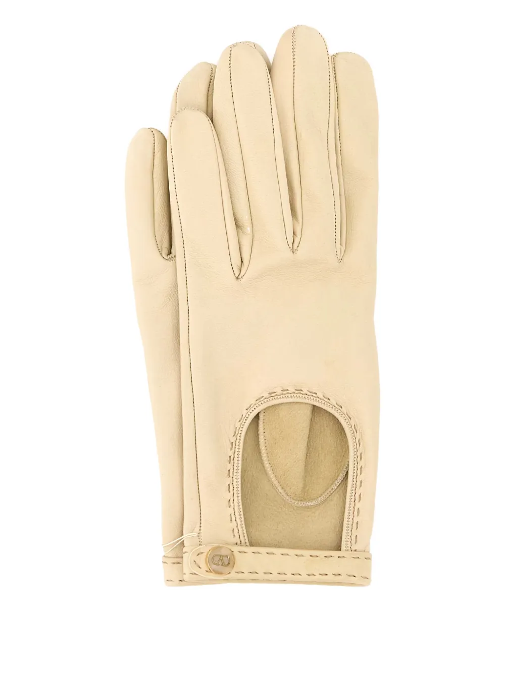 Кожаные перчатки с вырезами VALENTINO GARAVANI, нейтральный
Кожаные перчатки с вырезами VALENTINO GARAVANI, нейтральный