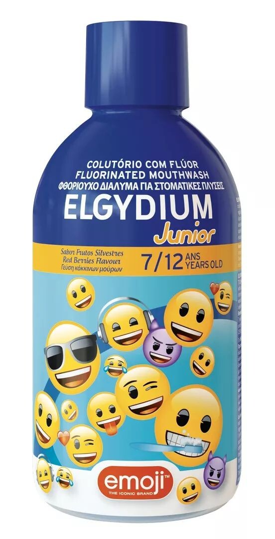 Elgydium Emoji Junior жидкость для полоскания рта для детей, 500 ml
Elgydium Emoji Junior жидкость для полоскания рта для детей, 500 ml
