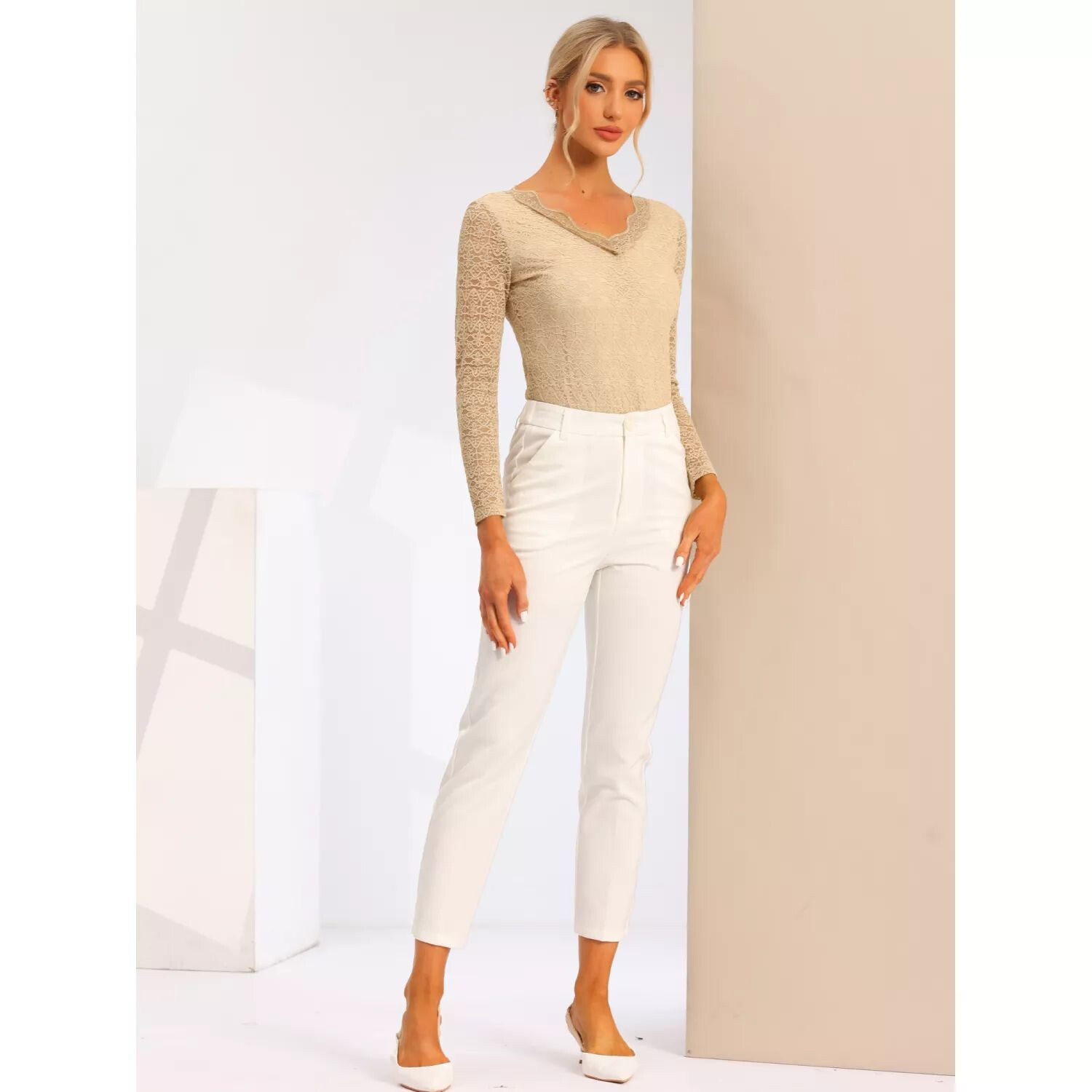 Женская прозрачная кружевная блузка с длинными рукавами и цветочной вышивкой ALLEGRA K, темно-зеленый
Женская прозрачная кружевная блузка с длинными рукавами и цветочной вышивкой ALLEGRA K, темно-зеленый